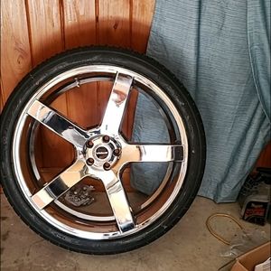 24 inch Rims and Tires